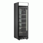 Armoire à boissons 380 Litres avec roulettes à l'arrière Full Black PREMIUM - GOLDINOX - inox 3701770829637