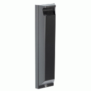 Cendrier mural Rossignol Arkéa avec serrure 3 L gris manganèse Cendrier mural Rossignol Arkéa avec serrure 3 L gris manganèse