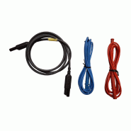 Jeu de cordons 1,5m - Rouge, Bleu et Noir - pour CA 6541 et CA 6543 - Chauvin Arnoux