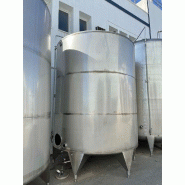 Cuve inox d'occasion 26 000 litres avec agitation