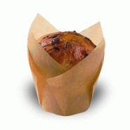 ECOLOMIQUE - 100 Pcs - Caissette cuisson tulipe en papier brun - Diam: 6 cm, Hauteur: 9 cm, 17,5 x 17,5 cm - ECO209CPST8M - marron papier ECO209CPST8M ECOLOMIQUE - 100 Pcs - Caissette cuisson tulipe en papier brun - Diam: 6 cm, Hauteur: 9 cm, 17,5 x 17,5 cm - ECO209CPST8M - marron papier ECO209CPST8M