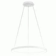 Gea Luce Lampe À Suspension Krizia S/G 3000K 60W 4800Lm En Aluminium Blanc Satiné, Led Dimmable, Design Moderne - Gealuce - blanc KRIZIA S/G 3000K -