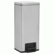 Helloshop26 - Poubelle à pédale anti-empreinte 30 L Argenté acier inoxydable Argent 02_0043857 - 3000219876400 Helloshop26 - Poubelle à pédale anti-empreinte 30 L Argenté acier inoxydable Argent 02_0043857 - 3000219876400