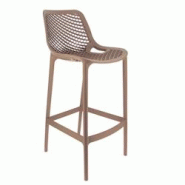 Ligne chr air chaise haute - taupe carton de 4 - gris plastique MCH-50522-TAUP Ligne chr air chaise haute - taupe carton de 4 - gris plastique MCH-50522-TAUP