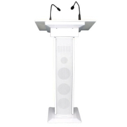 AMC-73 BLANC - BST Pupitre Conférence Amplifié Blanc 60 Watts AMC-73 BLANC - BST Pupitre Conférence Amplifié Blanc 60 Watts