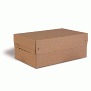 Boîte d'expédition couvercle montage auto Eurobox XL 56.3x38.2x28.2cm