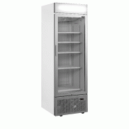 Congélateur vertical vitré UFSC1450GCP NF Silver (544 / 440L) Blanc TEFCOLD