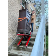 Diable électrique Domino 300 - Pour déplacements de coffres-forts dans escaliers droits et tournants_1