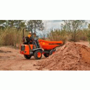 Dumper - D201AHG - Ausa - Capacité 2000 kg - Benne Rotative 1337L - Moteur Kubota 18.5 kW