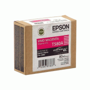 EPSON T580A Magenta a vécu la Cartouche d'encre d'origine - C13T580A00 - magenta C13T580A00