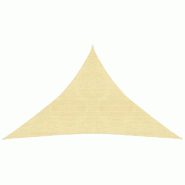 Helloshop26 - Voile toile d'ombrage parasol 160 g/m² PEHD 3 x 3 x 4,2 m beige 02_0008969 - beige 3000480847765