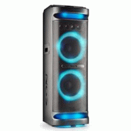 NGS Wild Space 3 - Enceinte Portable 4000W Bluetooth 5.3, TWS, Double Subwoofer 10 ", Tweeter Horn, Lumières LED RGB - 8435430625530 NGS Wild Space 3 - Enceinte Portable 4000W Bluetooth 5.3, TWS, Double Subwoofer 10 ", Tweeter Horn, Lumières LED RGB - 8435430625530