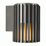 Nordlux Applique murale luminaire ALUDRA  Aluminium Seaside anthracite H. 16,8 IP54 -Extérieur - gris 5704924022036