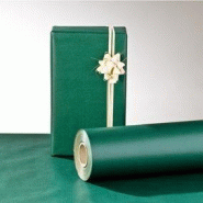 Papier kraft vergé vert foncé - 0,70x100 m - Emballage cadeau et protection produit