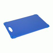 Planche à découper antidérapante professionnelle bleue - HYGIPLAS - 5050984770708