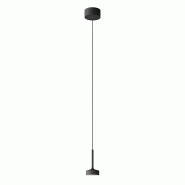 ROSSINI ILLUMINAZIONE Hole Suspension Led 7W 38° Ip20 3000K Cri90 Noir - Groupe Rossini, Lampe À Suspension Design En Aluminium Moulé Sous Pression