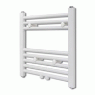 VidaXL Radiateur Sèche Serviettes Vertical De Salle De Bain 480x480 Mm - blanc 140840 VidaXL Radiateur Sèche Serviettes Vertical De Salle De Bain 480x480 Mm - blanc 140840