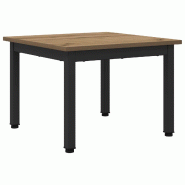 VidaXL Table basse Chêne artisan 50 x 50 x 36 cm Bois d'ingénierie Modèle Helios Factory - 892547