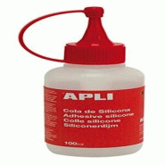 Apli Lot de 12 Flacon de colle silicone, 100 ml - 8410782133490