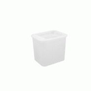 Boîte de stockage Schneider empilable + couvercle 2,00 l / - blanc plastique polypropylène 230100_0