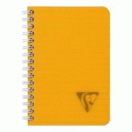 Clairefontaine Lot de 10 Carnet Linicolor Fresh 9x14, 100p./50 feuilles 90 g/m² reliure intégrale, couv. Polypro assortis, ligné - 3329683285267