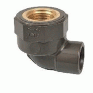 Coude 90° HTA taraudé femelle à coller et à visser - Référence 05H4GL016 - Diamètres 016x1/2", 020x1/2", 025x3/4"