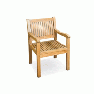Fauteuil de jardin gentle 90x60x55cm – MTF – teck – 2nab2101