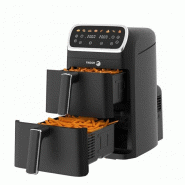 Friteuse à air chaud Air fryer double panier 8L 2600W Noir  FG7503 usage non-intensif Fagor - noir 3508510999465