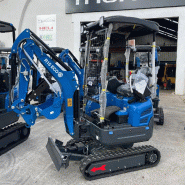 Mini pelle r15 rippa neuve moteur kubota + 3 godets
