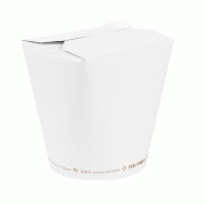 Pot à pâtes/riz carton 480 ml Ø8x9cm blanc - par 600