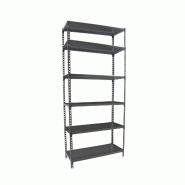 SimonRack Rayonnage métallique, 2500x1000x500 mm, 6 niveaux, tablette métallique, 180 kg au point de flexion, Antracite - Simonclick - métal 842543