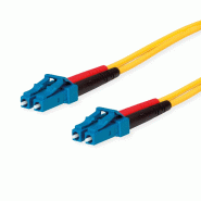 TELEGÄRTNER Cordon FO 2x E9/125 OS2, 1x LC Duplex - 1x LC Duplex, jaune, 2 m_0