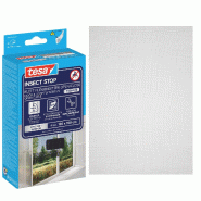 Tesa INSECT STOP H&L Fly Screen Open / Close Premium - moustiquaire pour ouvrir et fermer pour fenêtres - Répulsif anti-moustiques sans percer - noi