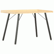 VidaXL Bureau Chêne 90x50x79 cm Modèle Atlas Classique - marron 20271