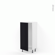 Armoires frigorifiques encastrable - colonne de cuisine n° 27 - oskab - keria noir - l60 x h125 x p58 cm