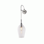 Bonetti Illumina Ares Applique En Fer Et Verre Pyrex Transparent 1 Lumière .14 P.21 Bl273-Ap1-Tr - transparent 8050713218492