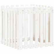 Helloshop26 - Jardinière bac lit surélevé plantes fleurs terrasse jardin avec design de clôture 70 x 70 x 70 cm pin massif blanc 02_0038114 - 3000 Helloshop26 - Jardinière bac lit surélevé plantes fleurs terrasse jardin avec design de clôture 70 x 70 x 70 cm pin massif blanc 02_0038114 - 3000