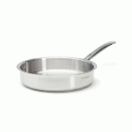 Sauteuse droite acier inoxydable tous feux et induction Ø 28 cm De Buyer