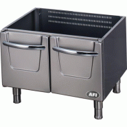 Soubassement avec 2 portes - gamme 700 - larg 800 mm (S7P80) AFI collin-lucy