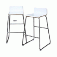 Tabourets blans IKEA sebastian