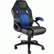 Tectake Chaise gamer MIKEChaise gamer MIKE noir/bleu - 403453 - noir matière synthétique 403453 Tectake Chaise gamer MIKEChaise gamer MIKE noir/bleu - 403453 - noir matière synthétique 403453