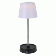 WellHome - Lampe de table LED Ø10,6x11,5cm en couleur blanche - blanc WH15499