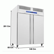 Armoire réfrigérée positive GN2/1 1400 L - 2 Portes tropicalisé - Réf: GN1410TN Armoire réfrigérée positive GN2/1 1400 L - 2 Portes tropicalisé - Réf: GN1410TN