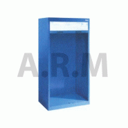 Bâtis pour armoires à rideau en plastique RAL 7035