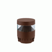 Gea Luce Borne Led Personnalisable Ges2361 Cct 3000K/4000K/5000K Ip65 En Aluminium Marron Traitement C4 - Gealuce - marron GES2361