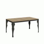 Itamoby Table Extensible 90X160/420 Cm Paxon Evolution Chêne Nature Structure Anthracite - marron 8050598014646