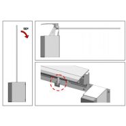 Mini rampe de chargement avec lèvre en tôle lagrimada résistante et durable