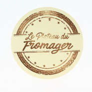 Plateau bois rond "Bosco" Le plateau du fromager Ø25x1cm par 20