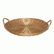 Plateau polypropylène rond Plastic Ø30 - MIEL Plateau polypropylène rond Plastic Ø30 - MIEL