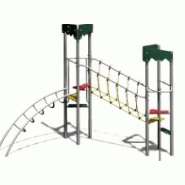 Structure de jeux combinees 2 tours gamme accrobatics - ac21502i - crea equipements